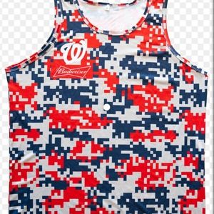 Washington Nationals Budweiser camo tank